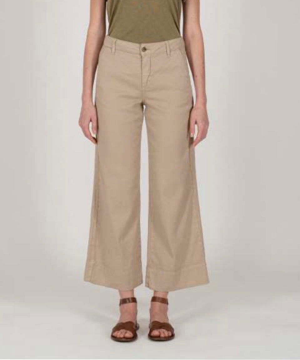 PS Don't Forget me - Eva Palazzo Cropped in Nocciola
