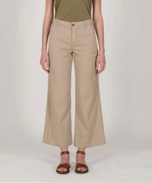 PS Don't Forget me - Eva Palazzo Cropped in Nocciola