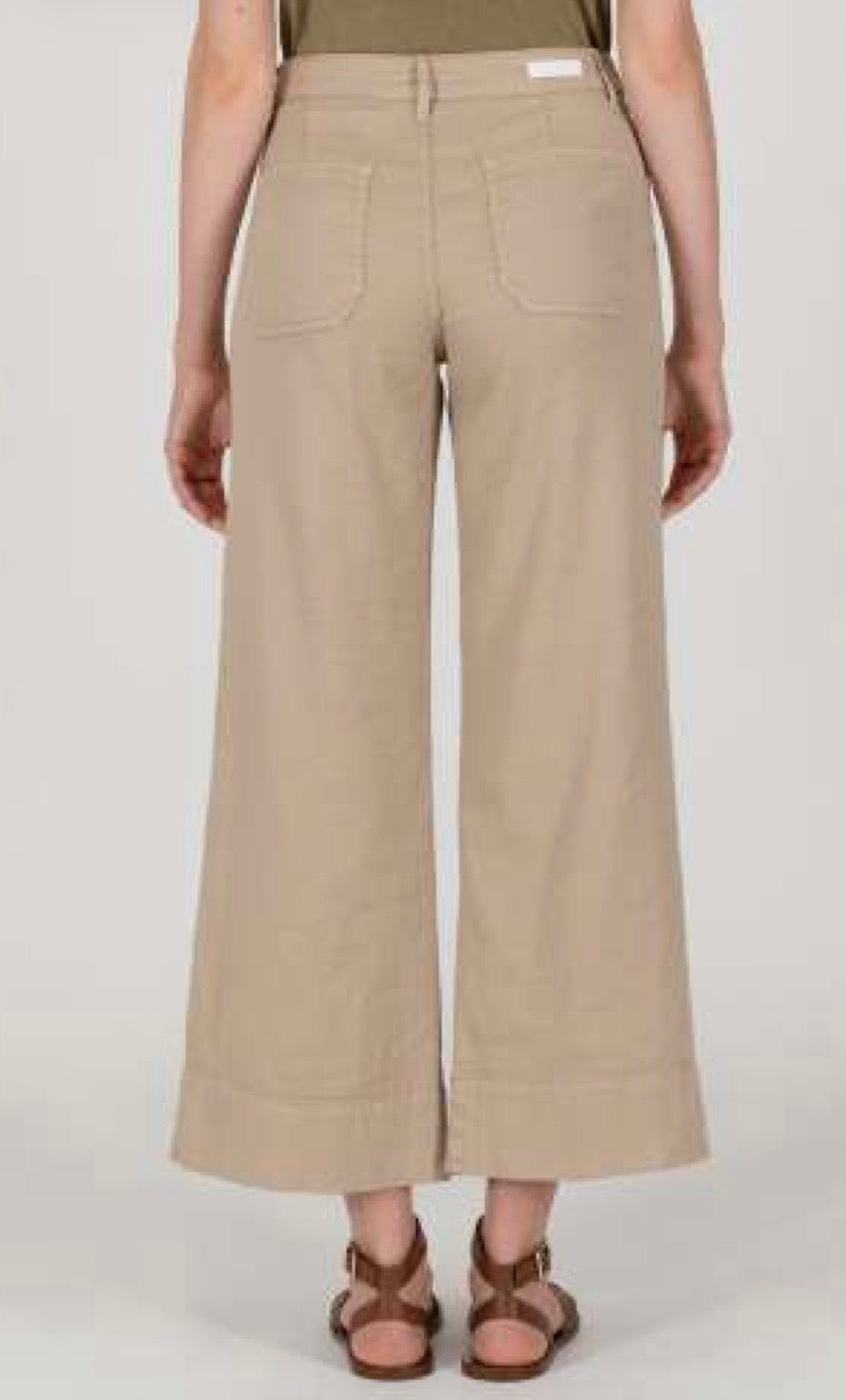 PS Don't Forget me - Eva Palazzo Cropped in Nocciola