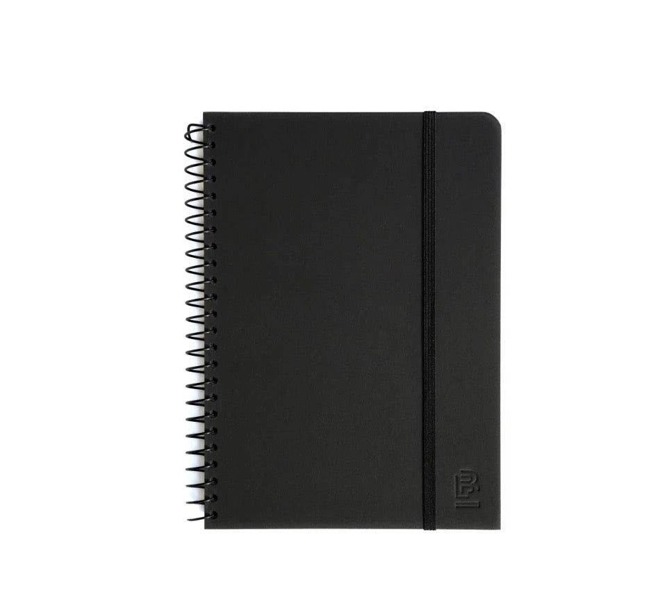 Blackwing -  Black Spiral  Notebook (Dot Grid or Blank)
