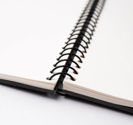 Blackwing -  Black Spiral  Notebook (Dot Grid or Blank)