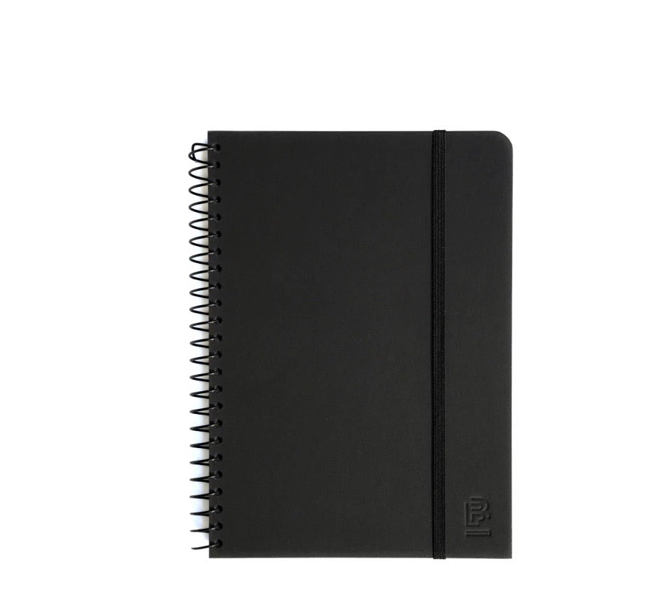 Blackwing -  Black Spiral  Notebook (Dot Grid or Blank)