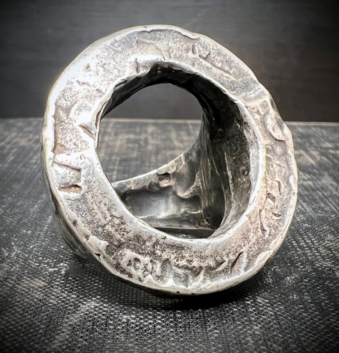 Infini /oxidized Sterling Silver Ring