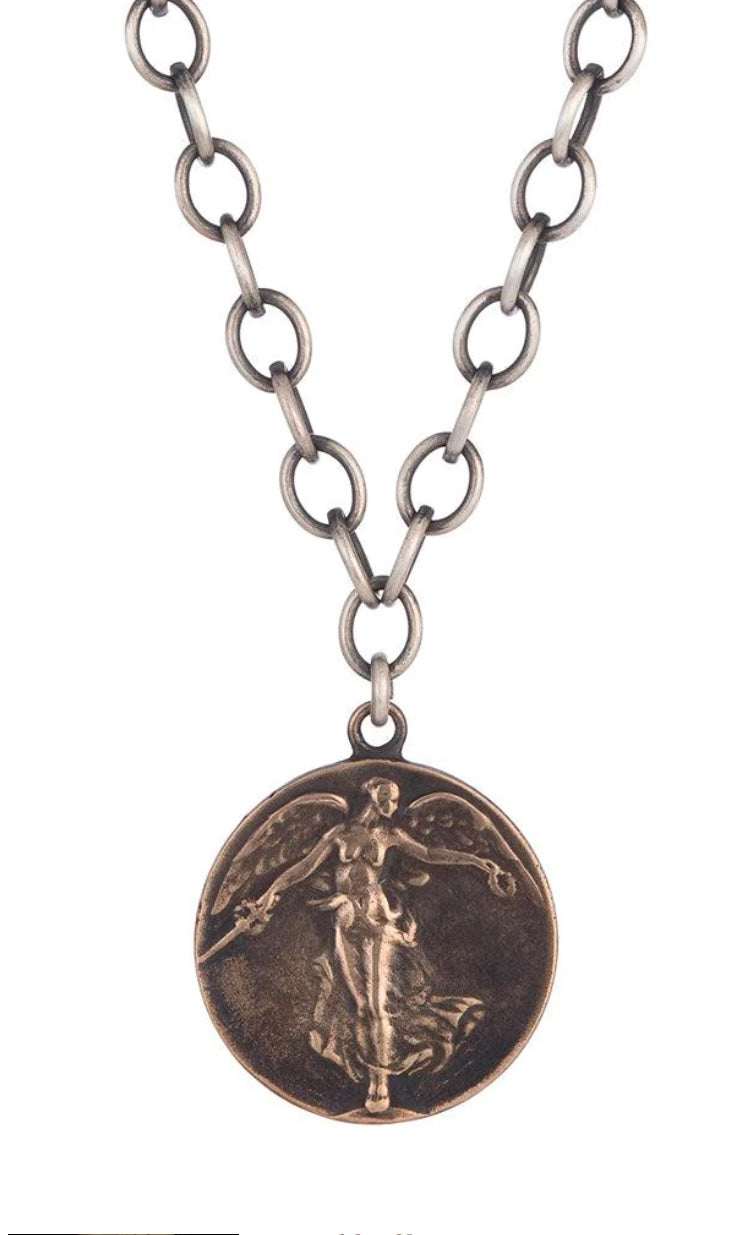 Shannon Koszyk - WW1 Belgian Victory Angel  Necklace