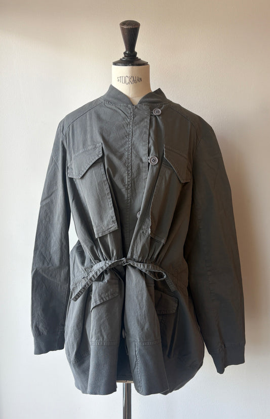Rundholz Black Label - Oversized Utility Coat in Grey