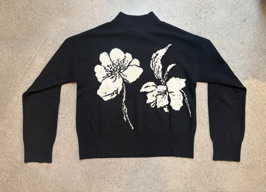Happy Sheep - CashWool Floral Pullover