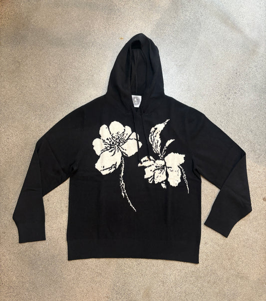 Happy Sheep - CashWool Floral Hoodie