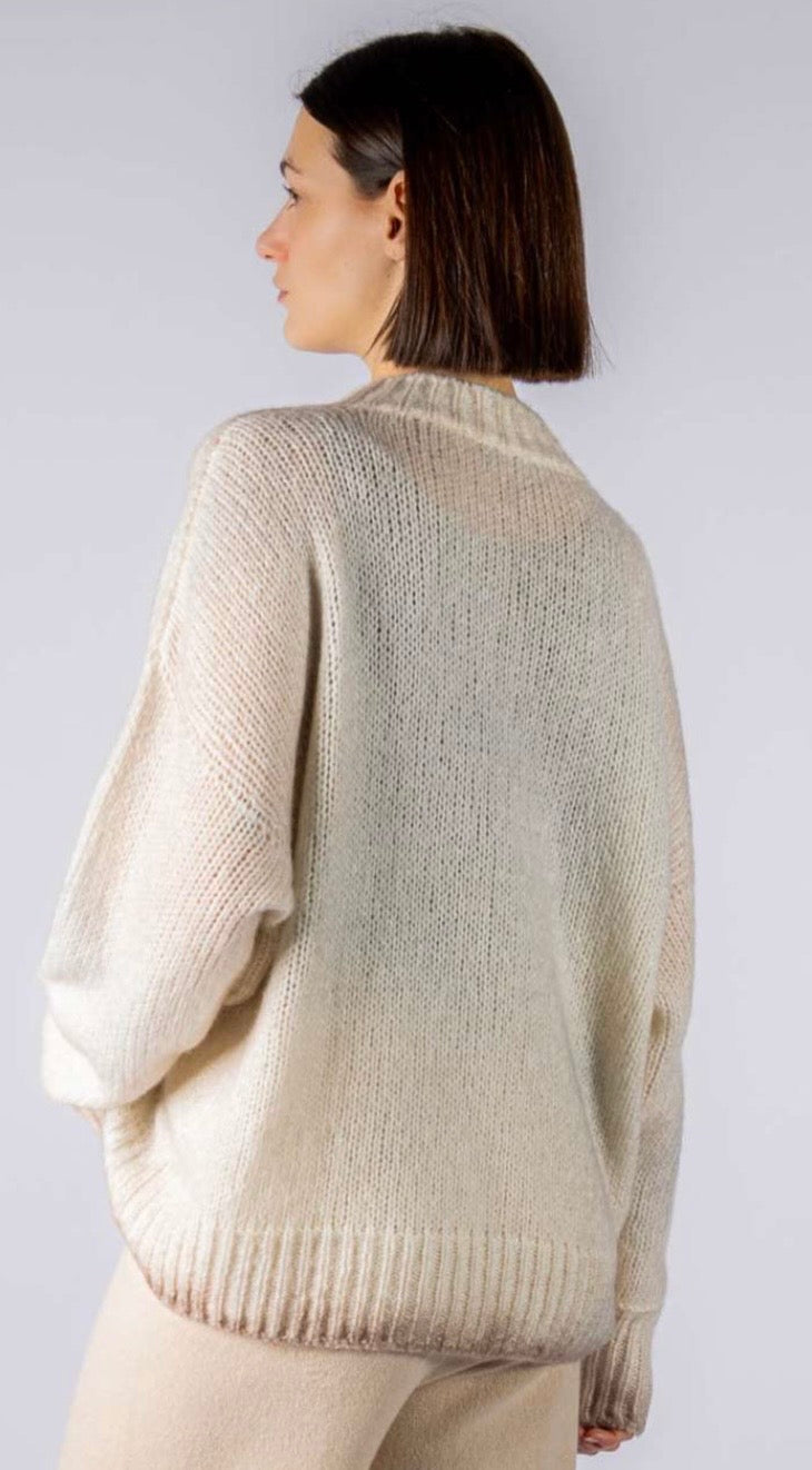 Longo - Billionaire Ombré Ivory/Taupe