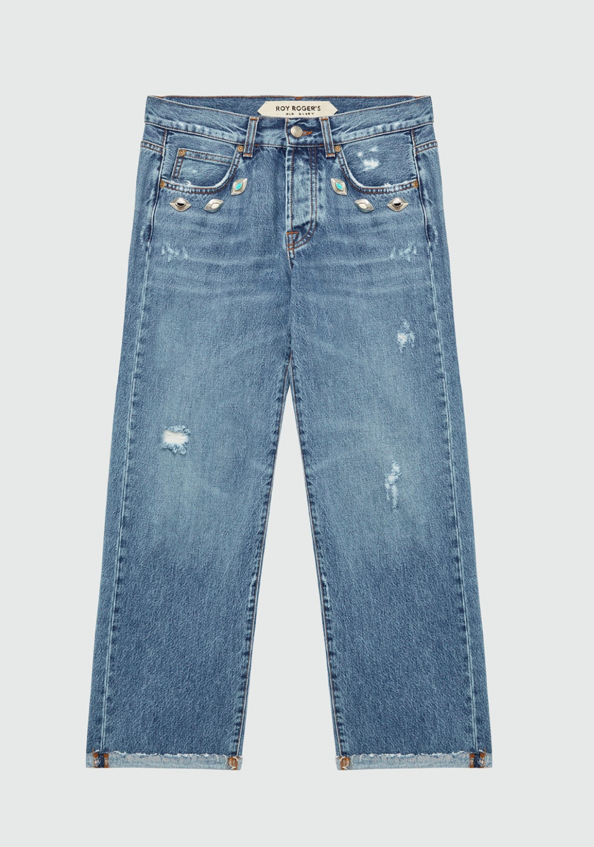 Roy Rogers Recycled Bronson + Stud Jeans
