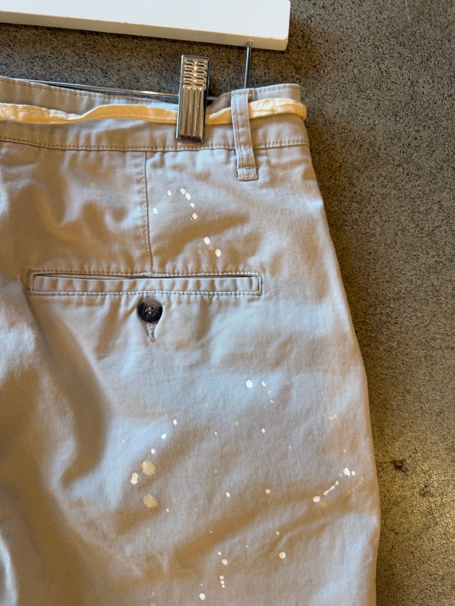 Origami Crane - Greige Chinos