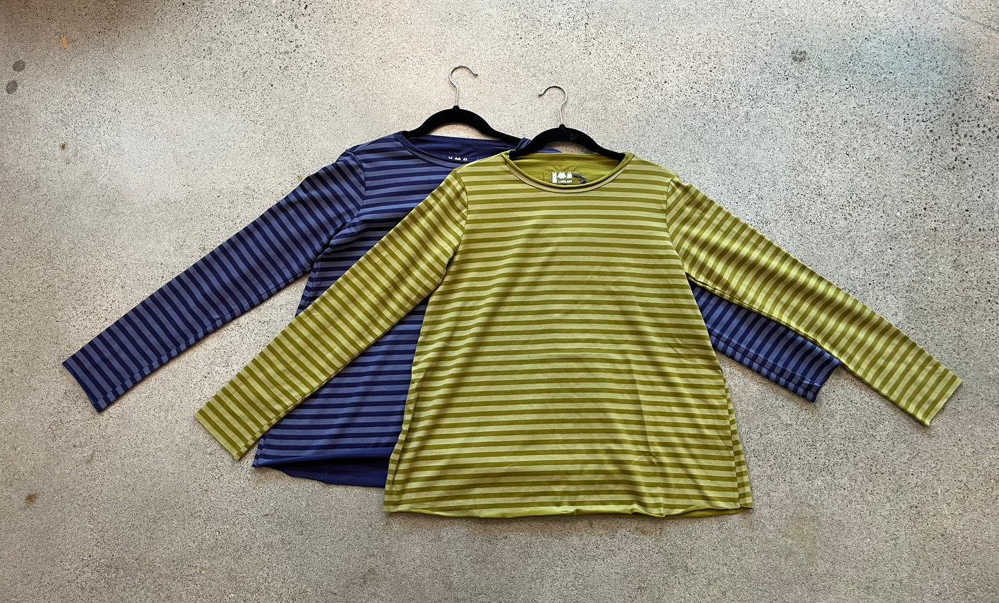 Labo Art - Magnolia Jeppe Striped Tee Shirt Daino in Lizard or Indigo