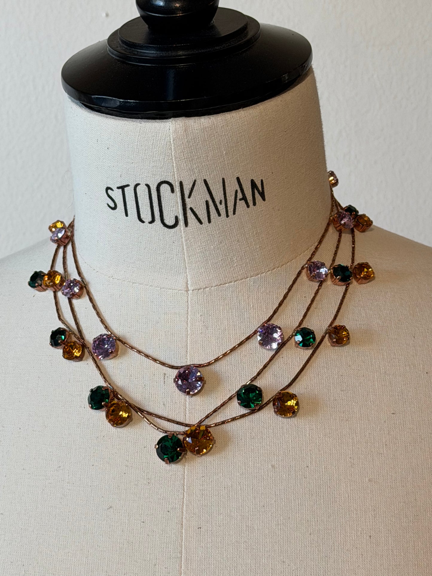 Alba Bijoux - Single strand Gem Necklace