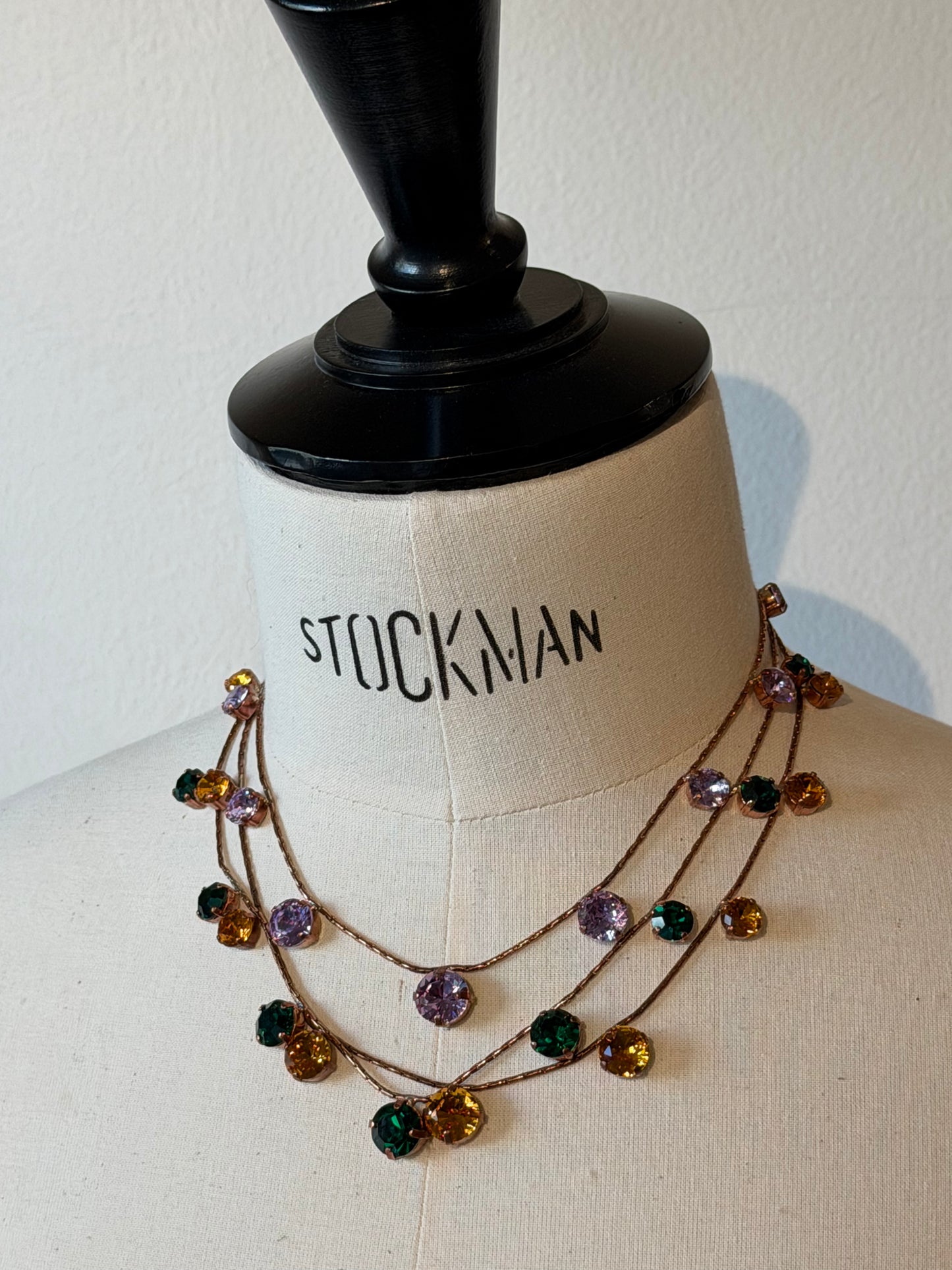 Alba Bijoux - Single strand Gem Necklace