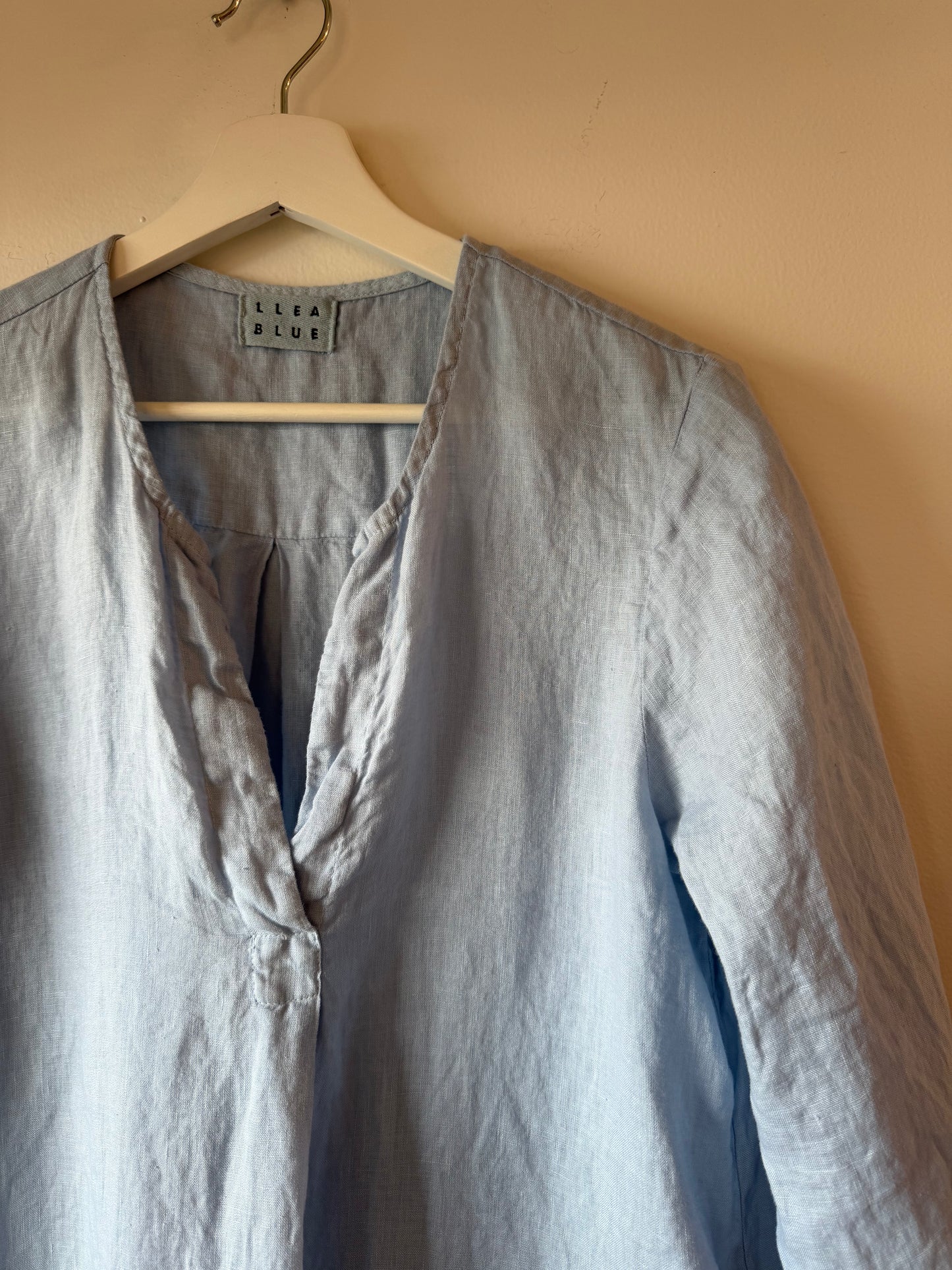 Llea Blue- Dani Long Shirt Dress