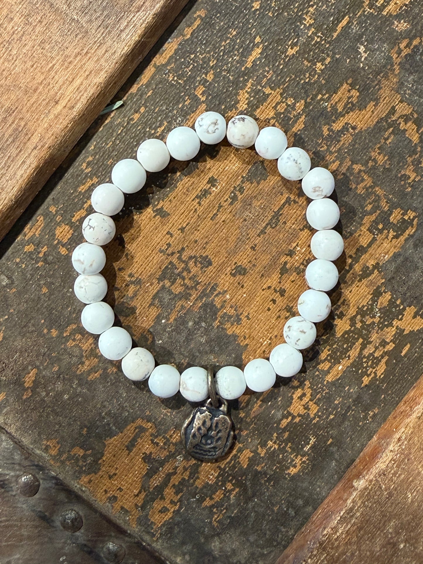 Shannon Koszyk - White Howlite Bracelets