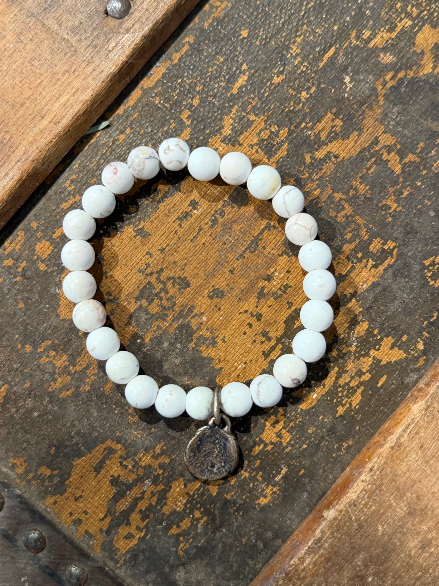 Shannon Koszyk - White Howlite Bracelets