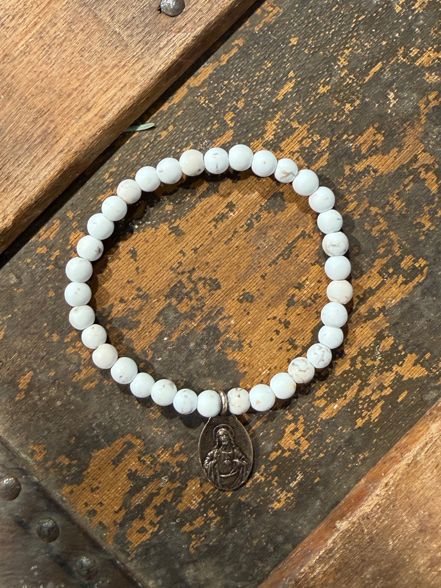 Shannon Koszyk - White Howlite Bracelets
