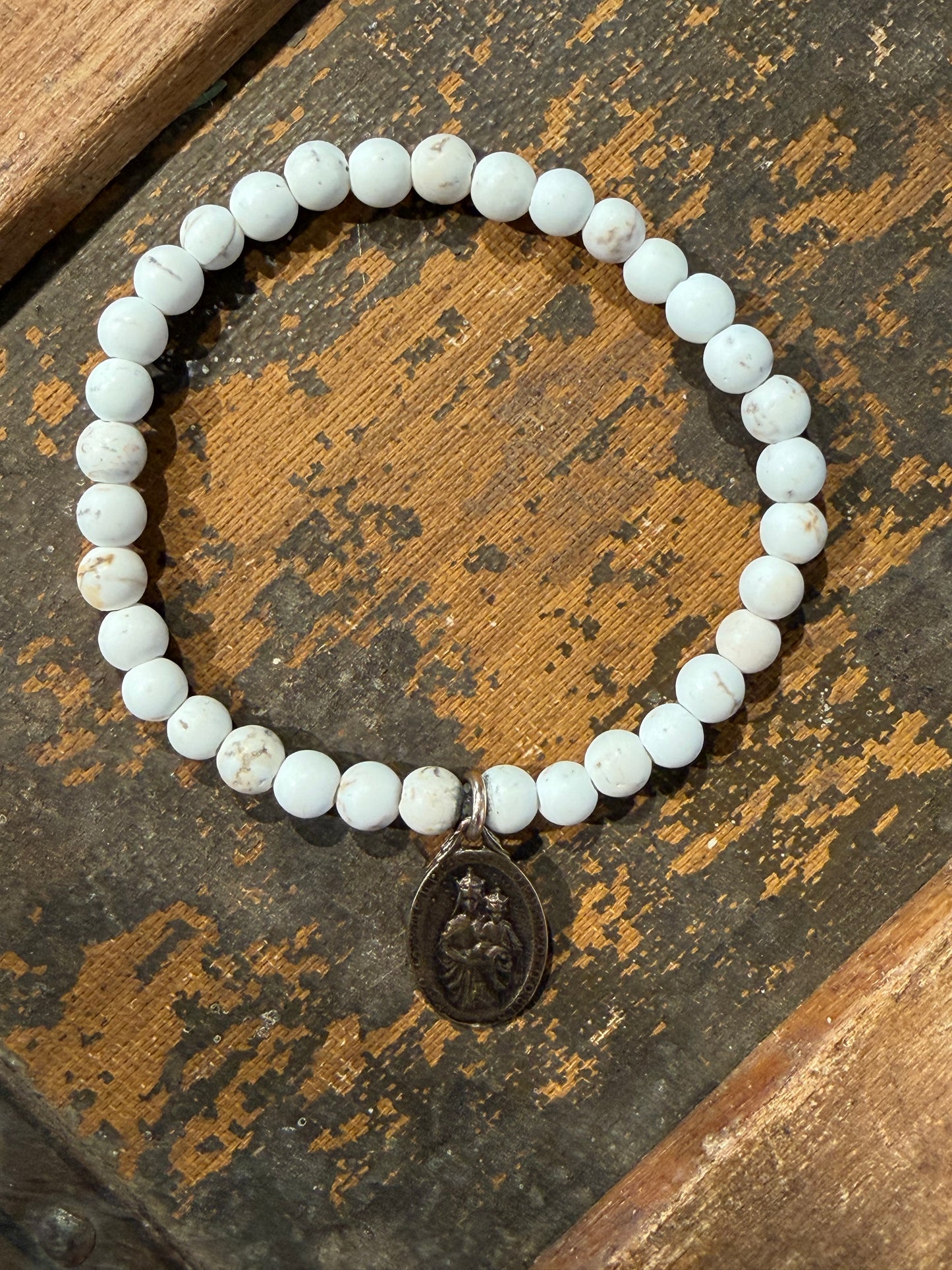 Shannon Koszyk - White Howlite Bracelets