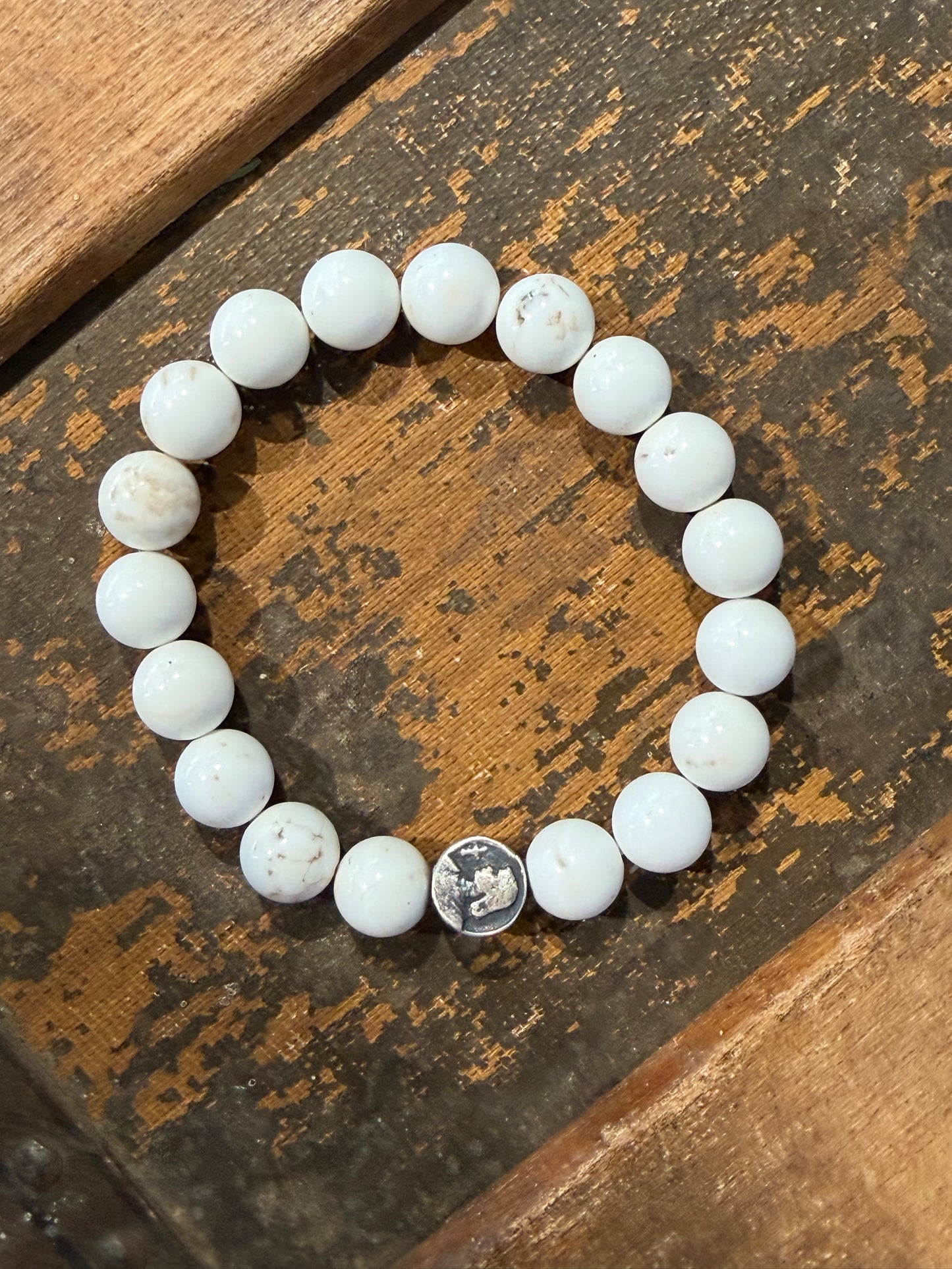 Shannon Koszyk - White Howlite Bracelets