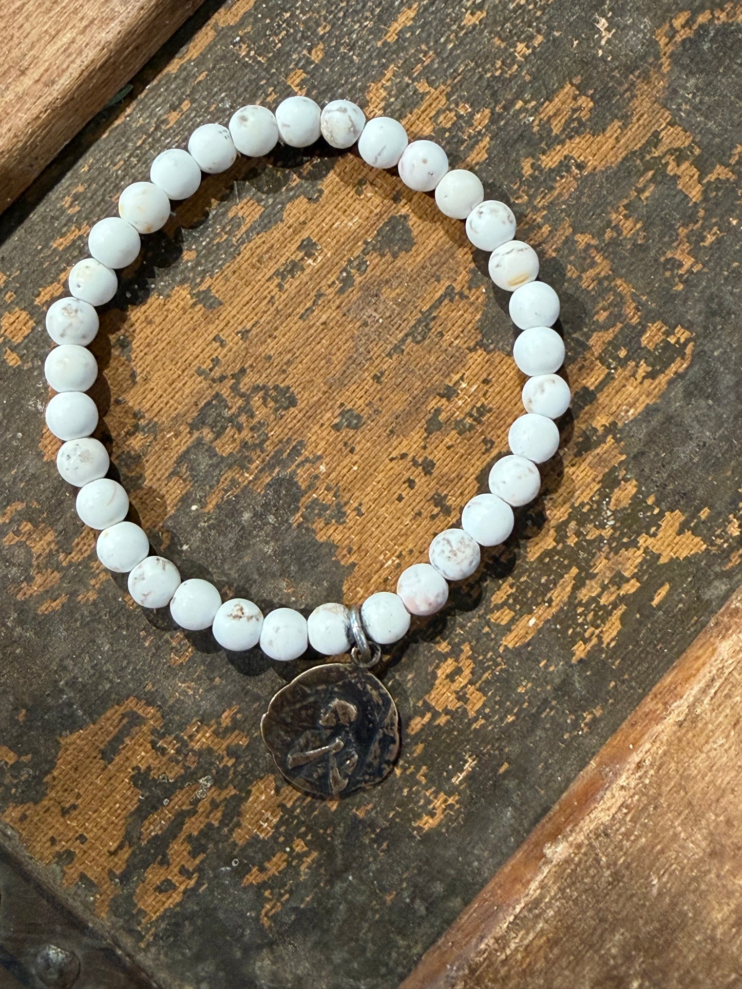 Shannon Koszyk - White Howlite Bracelets
