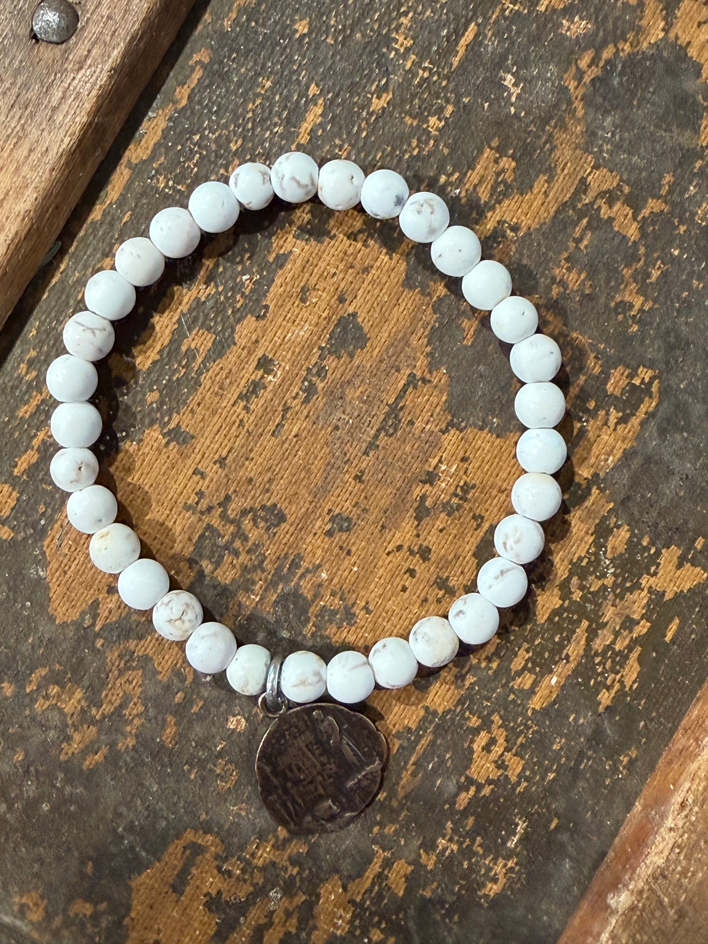 Shannon Koszyk - White Howlite Bracelets