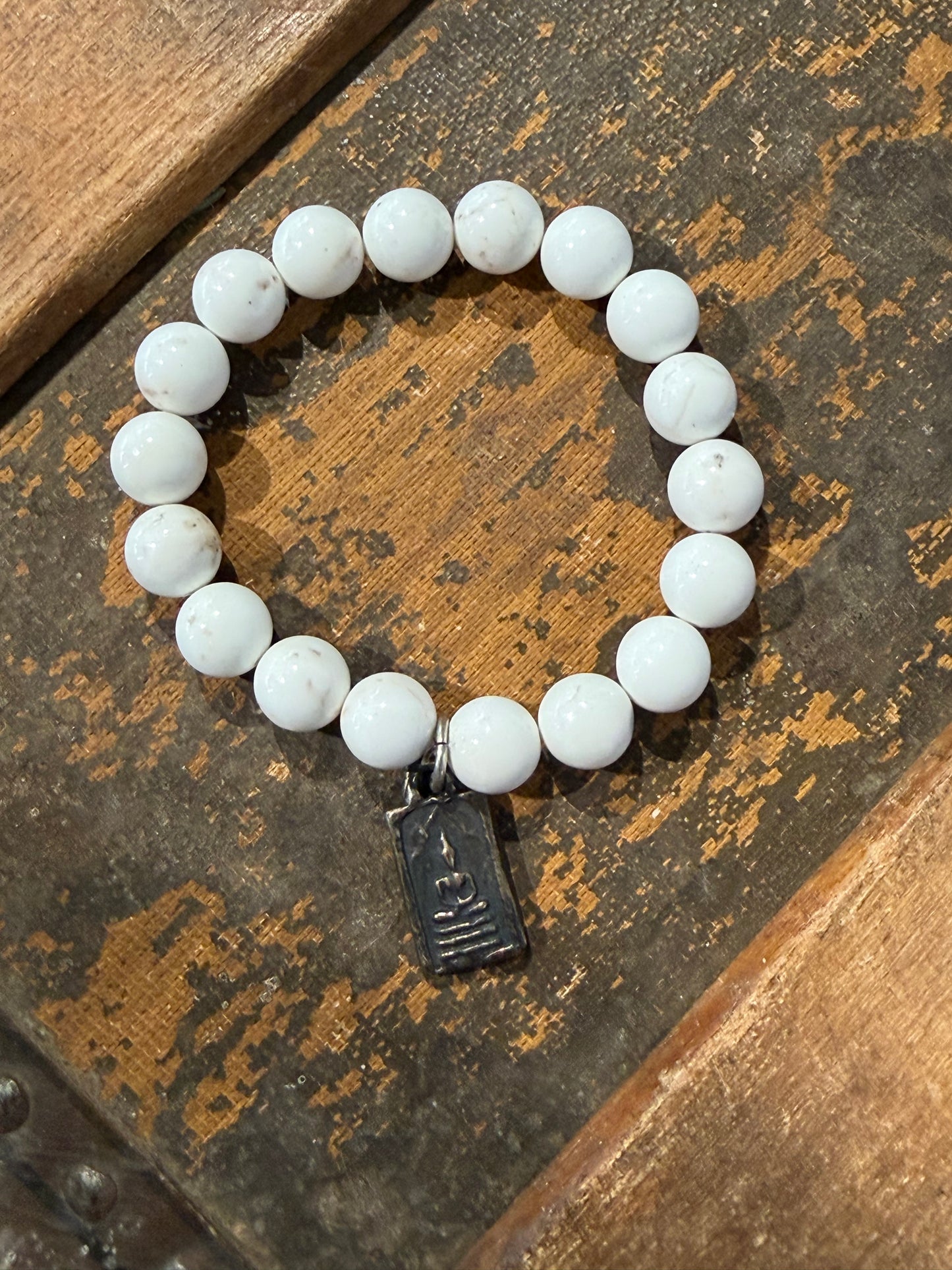 Shannon Koszyk - White Howlite Bracelets
