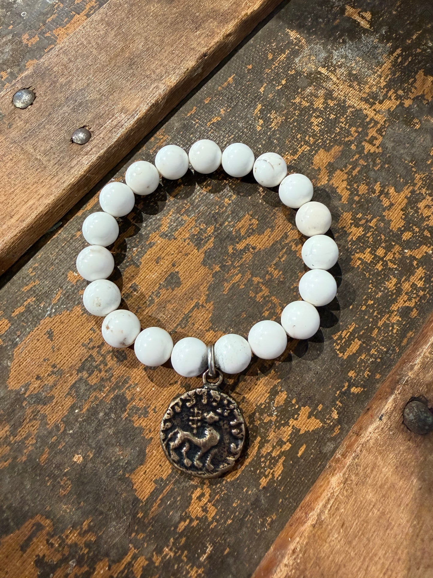 Shannon Koszyk - White Howlite Bracelets