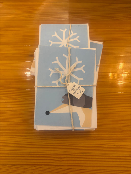 Pack of 15 Christmas Cards + Envelopes