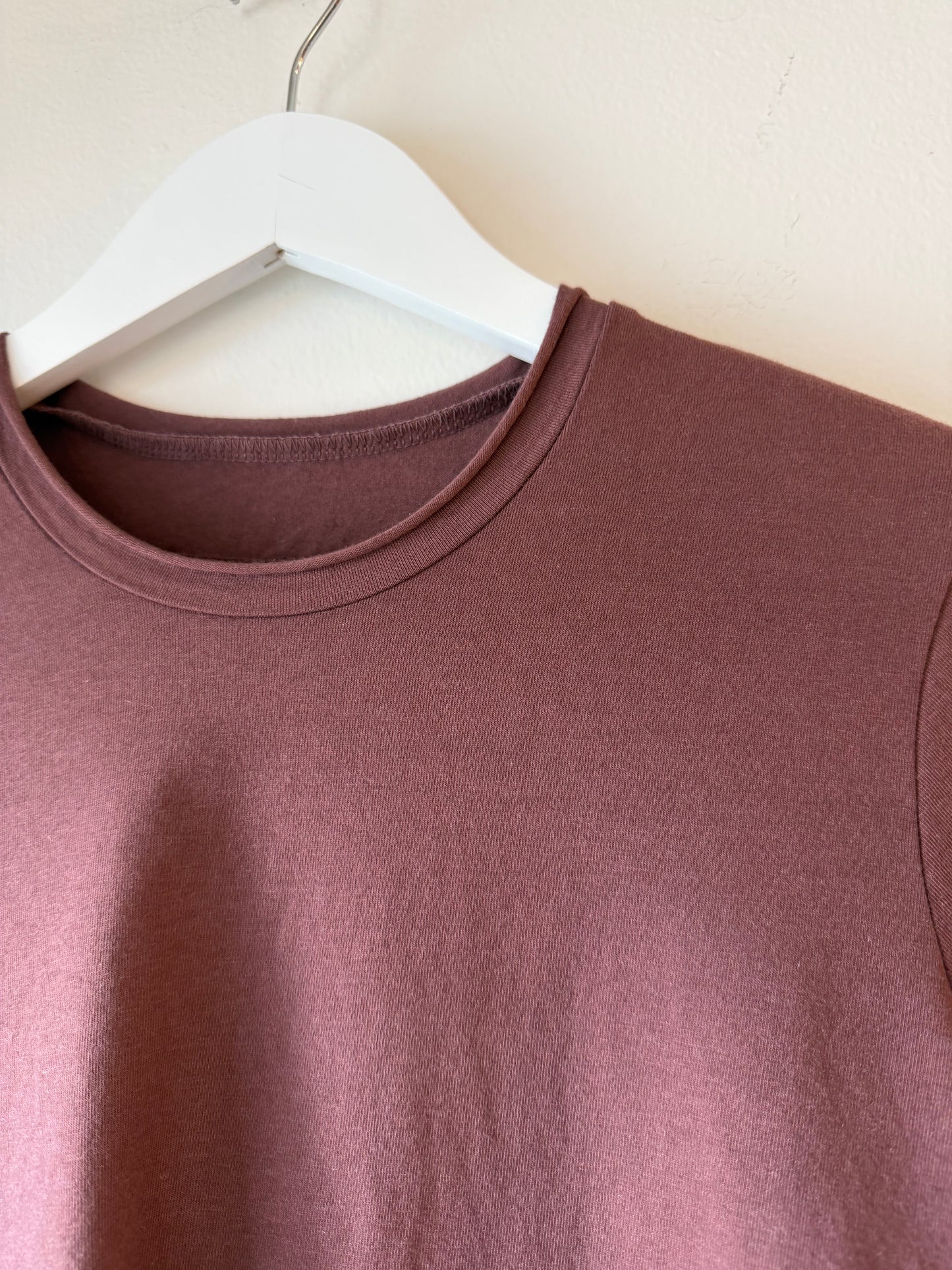 Labo Art- Long Sleeve Stretch Jersey Rolled Hem Tees in solid or stripe