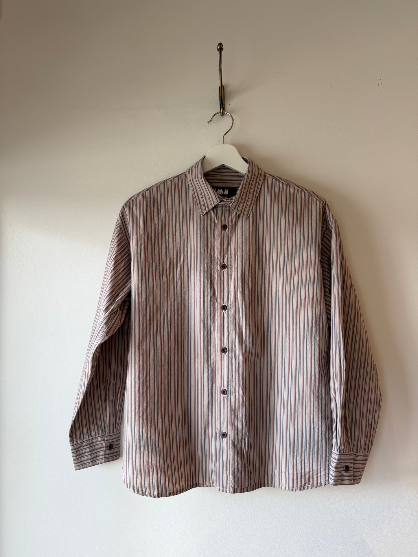 Labo Art- Stripe Button Front Shirt