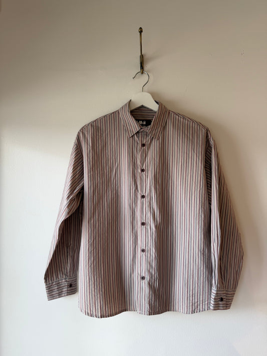 Labo Art- Stripe Button Front Shirt