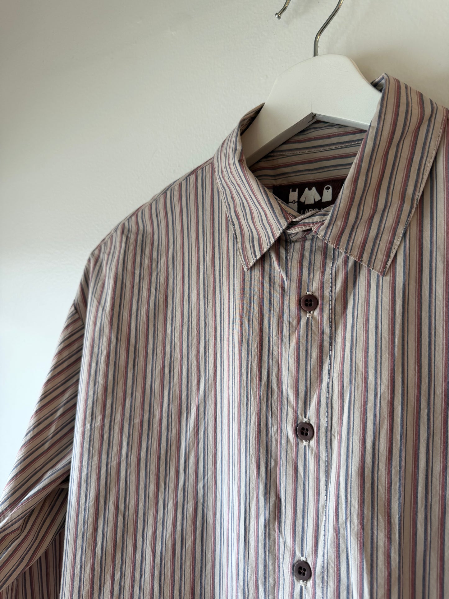 Labo Art- Stripe Button Front Shirt