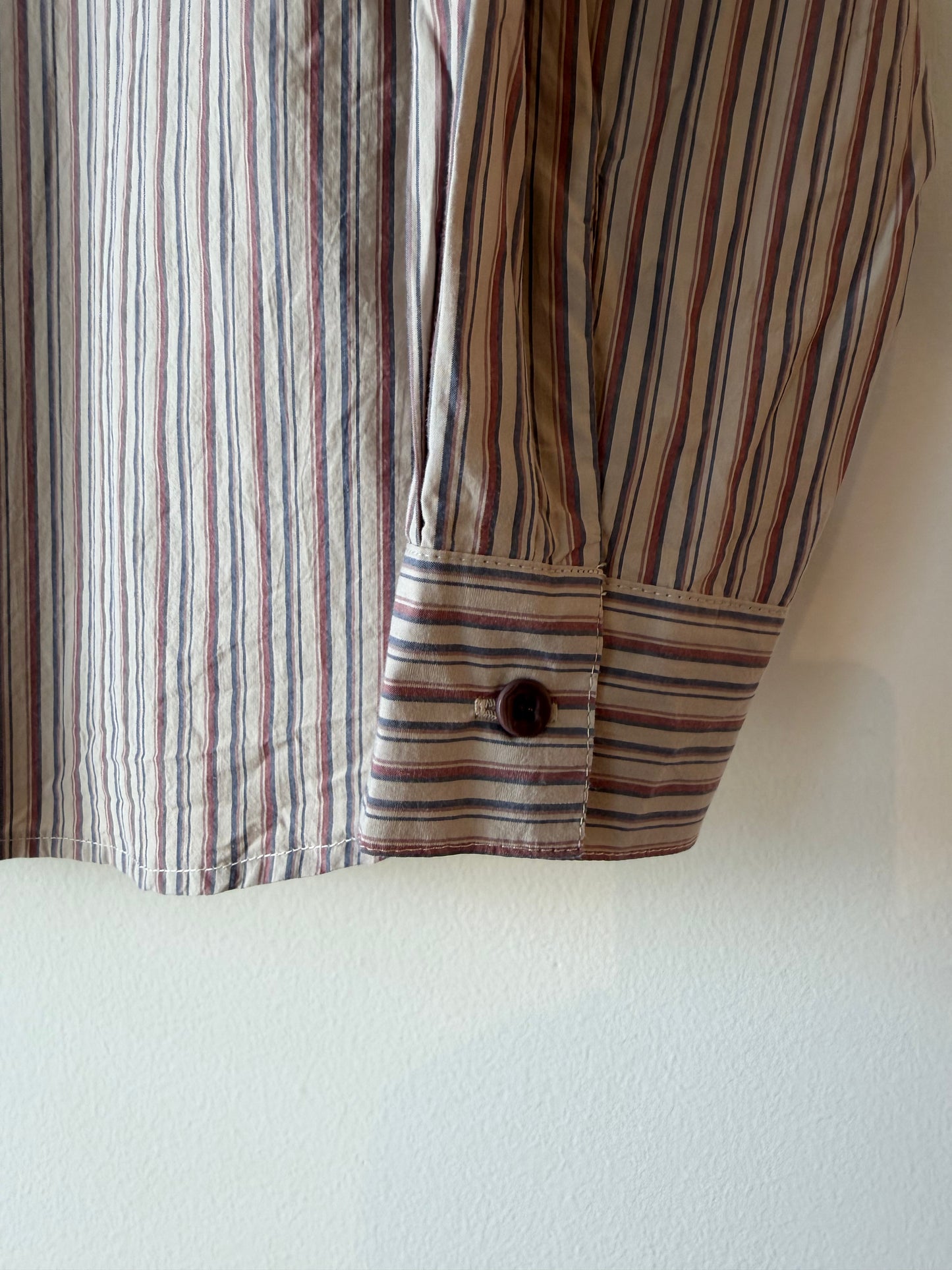 Labo Art- Stripe Button Front Shirt