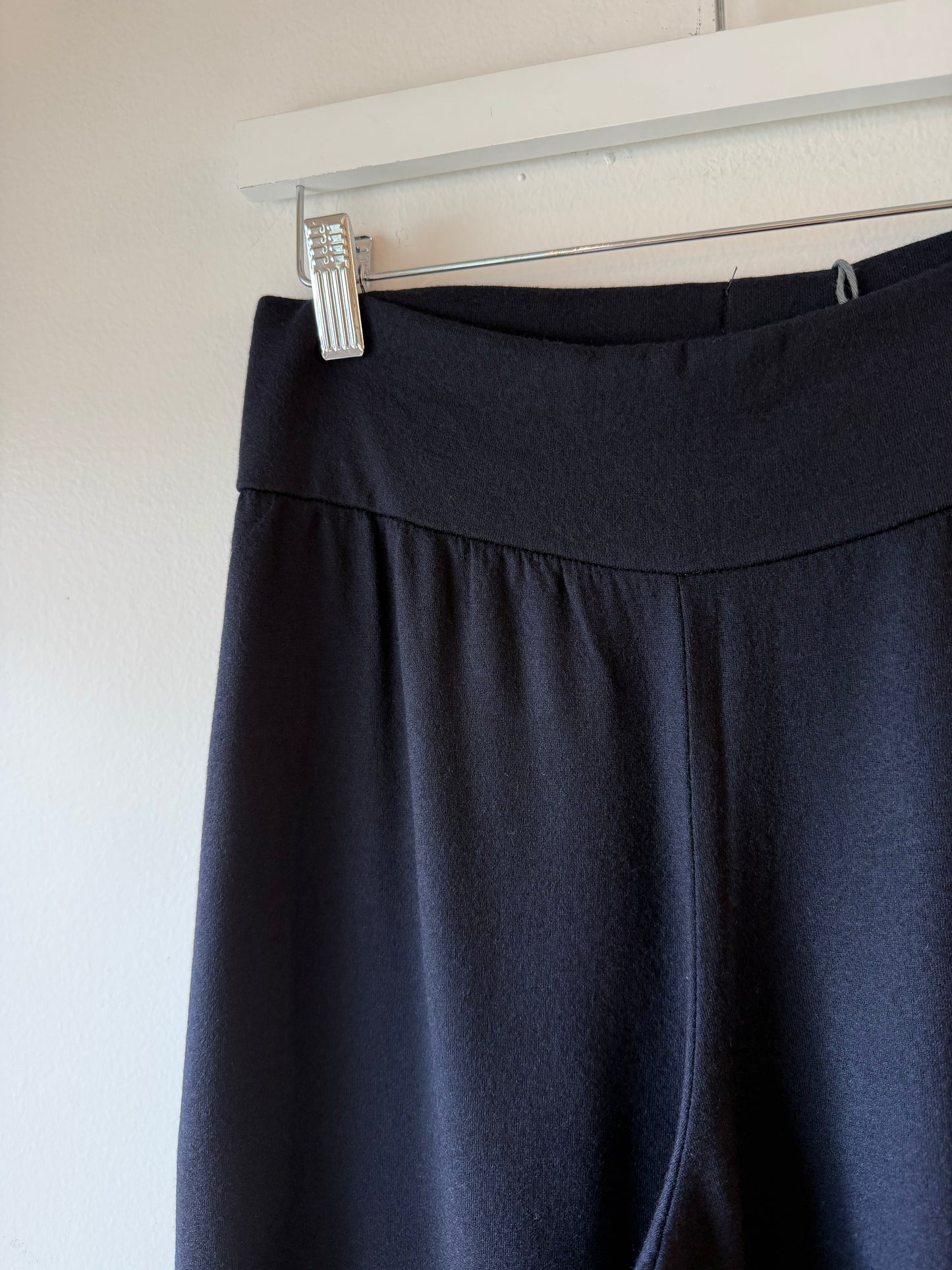 Labo Art- Wool Stretch Jersey Pant in Navy or Chocolate Brown