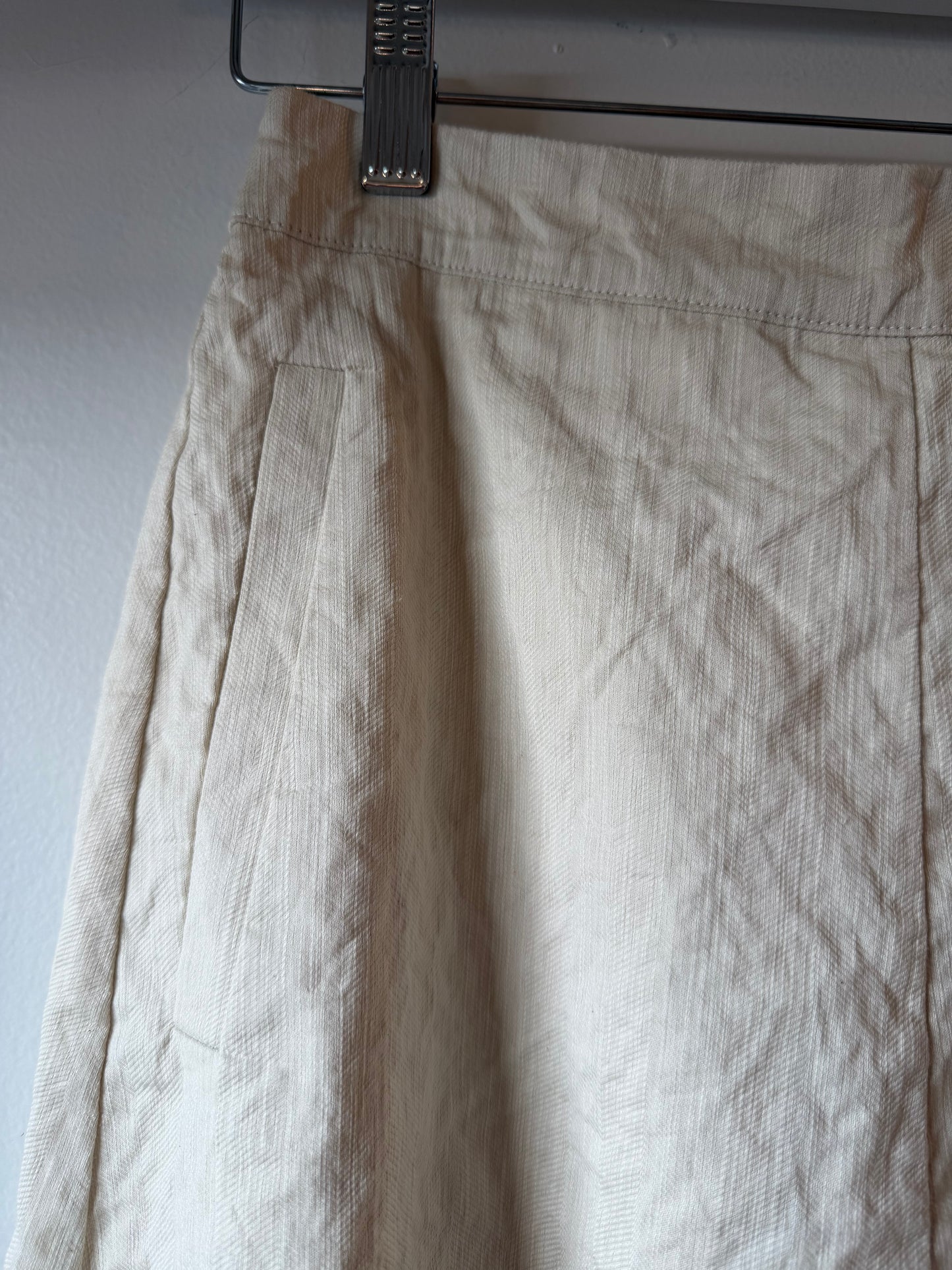 Hannoh Wessel - Skirt Juliette in Winter White Cotton Twill