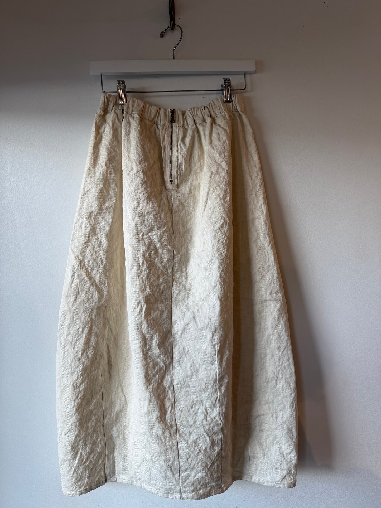 Hannoh Wessel - Skirt Juliette in Winter White Cotton Twill