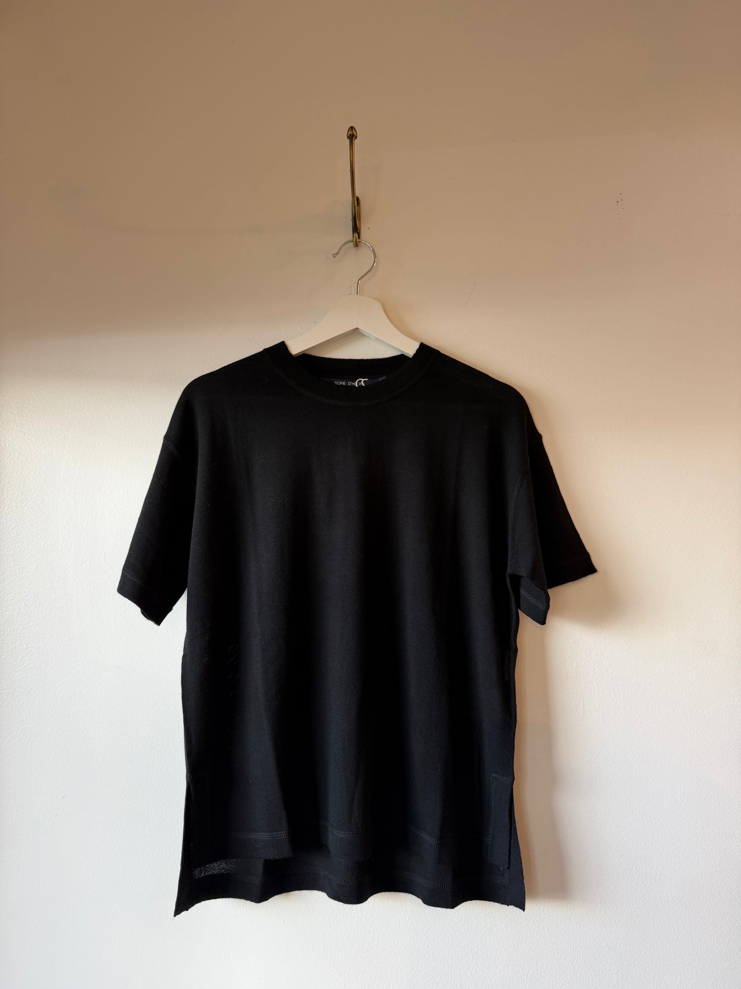 Sofie D'Hoore - Marta Short Sleeve Merino Tee in Grey or Black