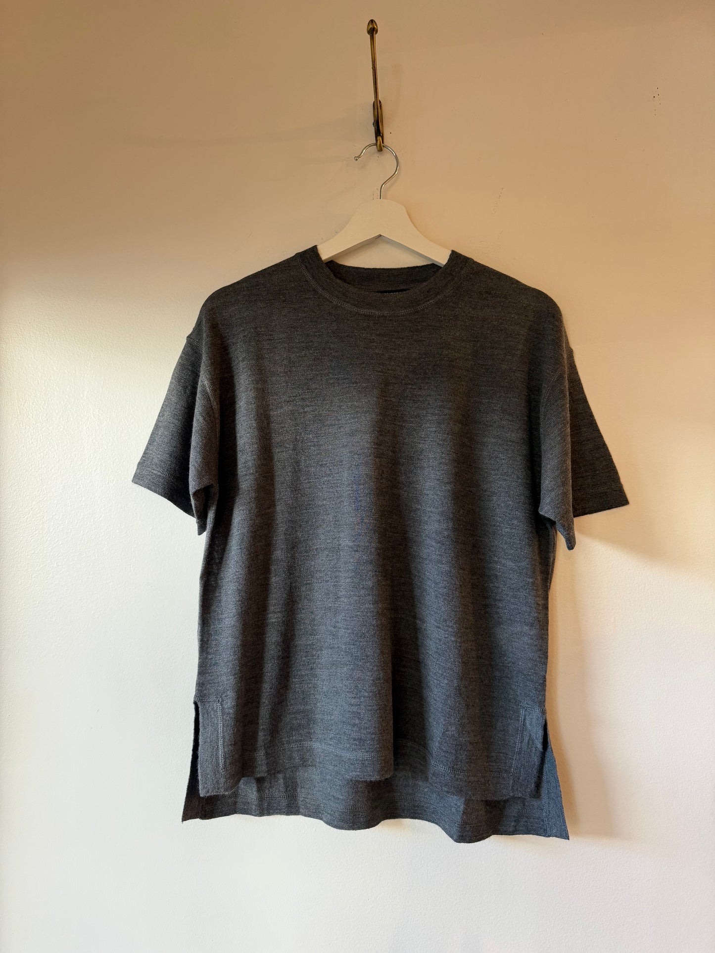 Sofie D'Hoore - Marta Short Sleeve Merino Tee in Grey or Black