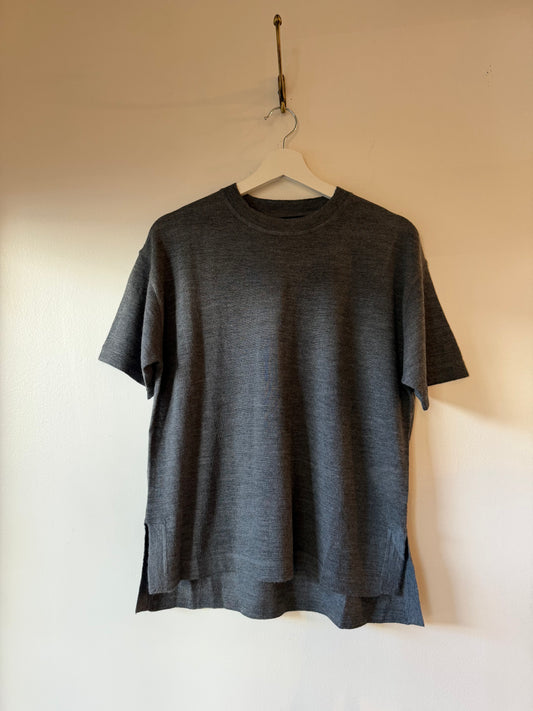 Sofie D'Hoore - Marta Short Sleeve Merino Tee in Grey or Black
