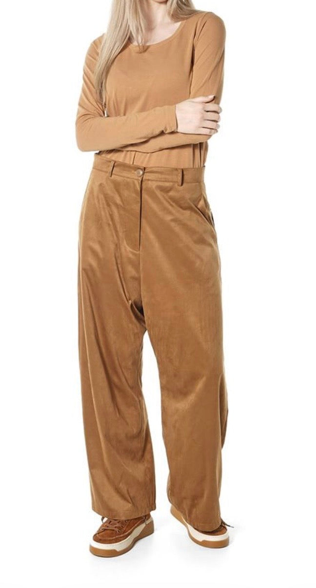 Rundholz Black Label -  Bronze Ultra Suede Trousers
