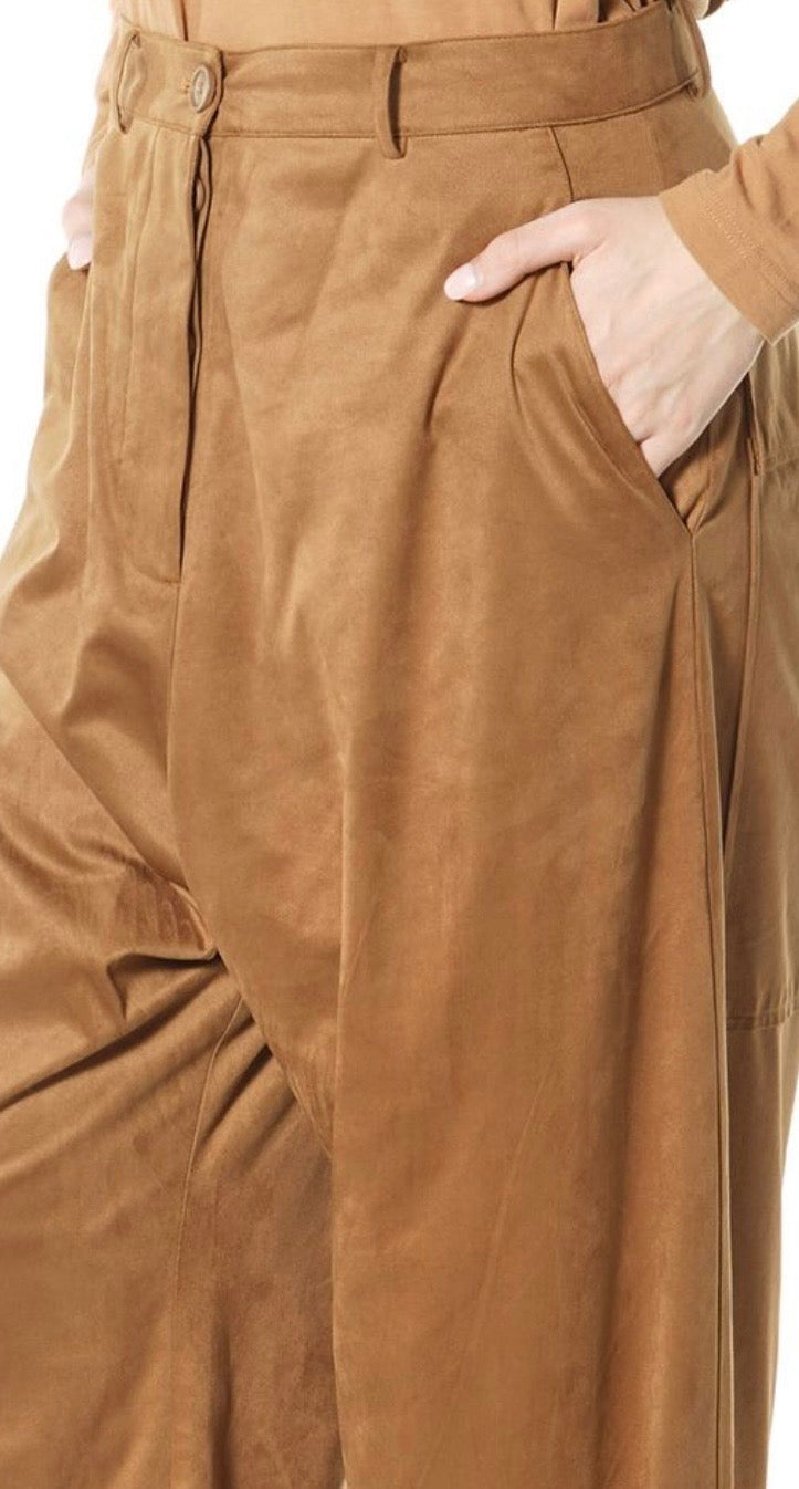 Rundholz Black Label -  Bronze Ultra Suede Trousers