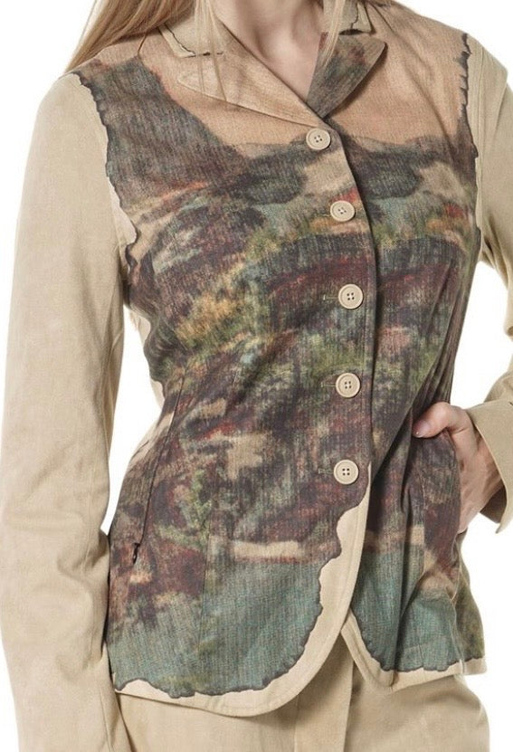 Rundholz Black Label - Fitted Print Jacket