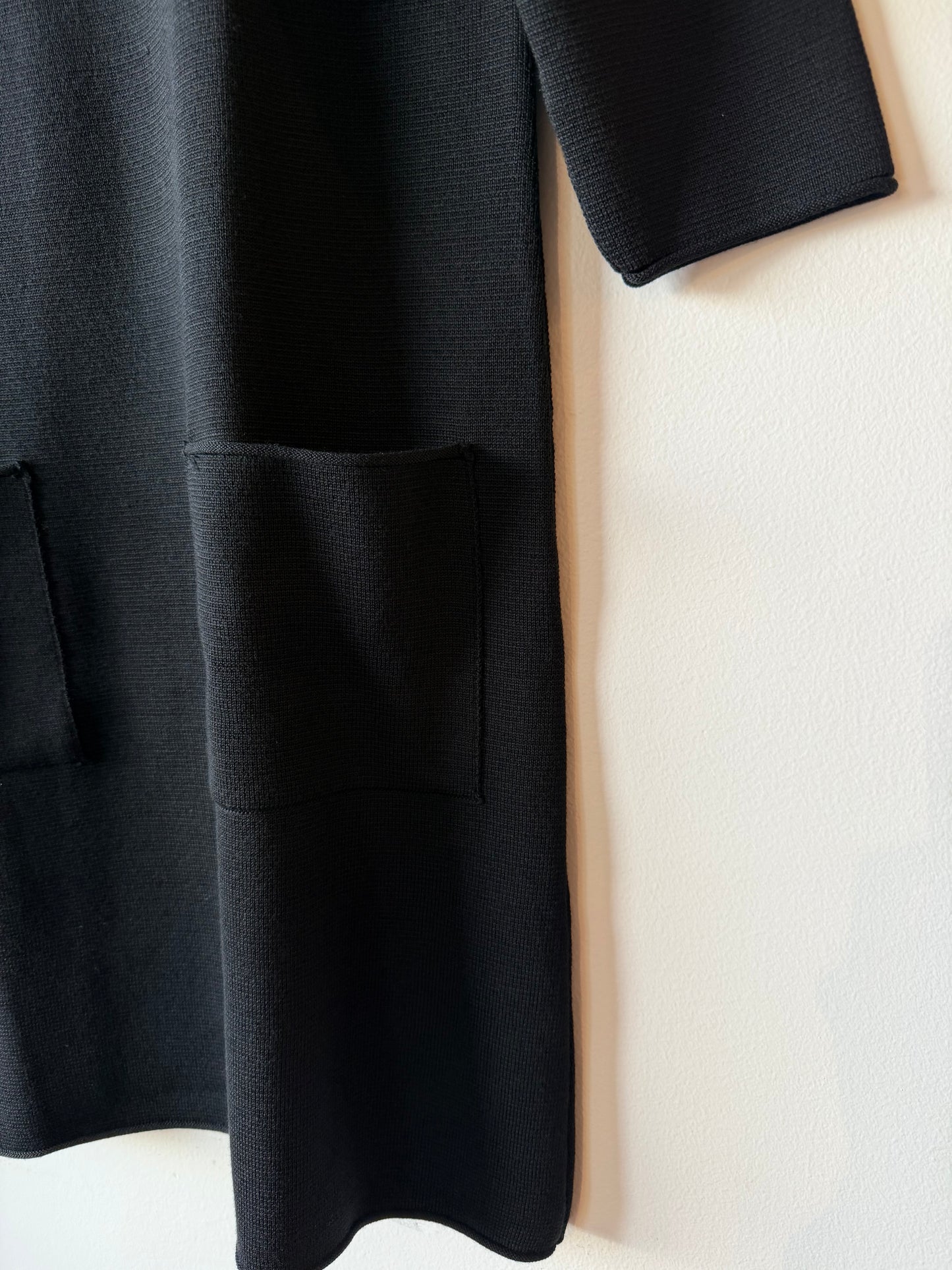 Hannes Roether - Mock Neck Knit Dress in Black