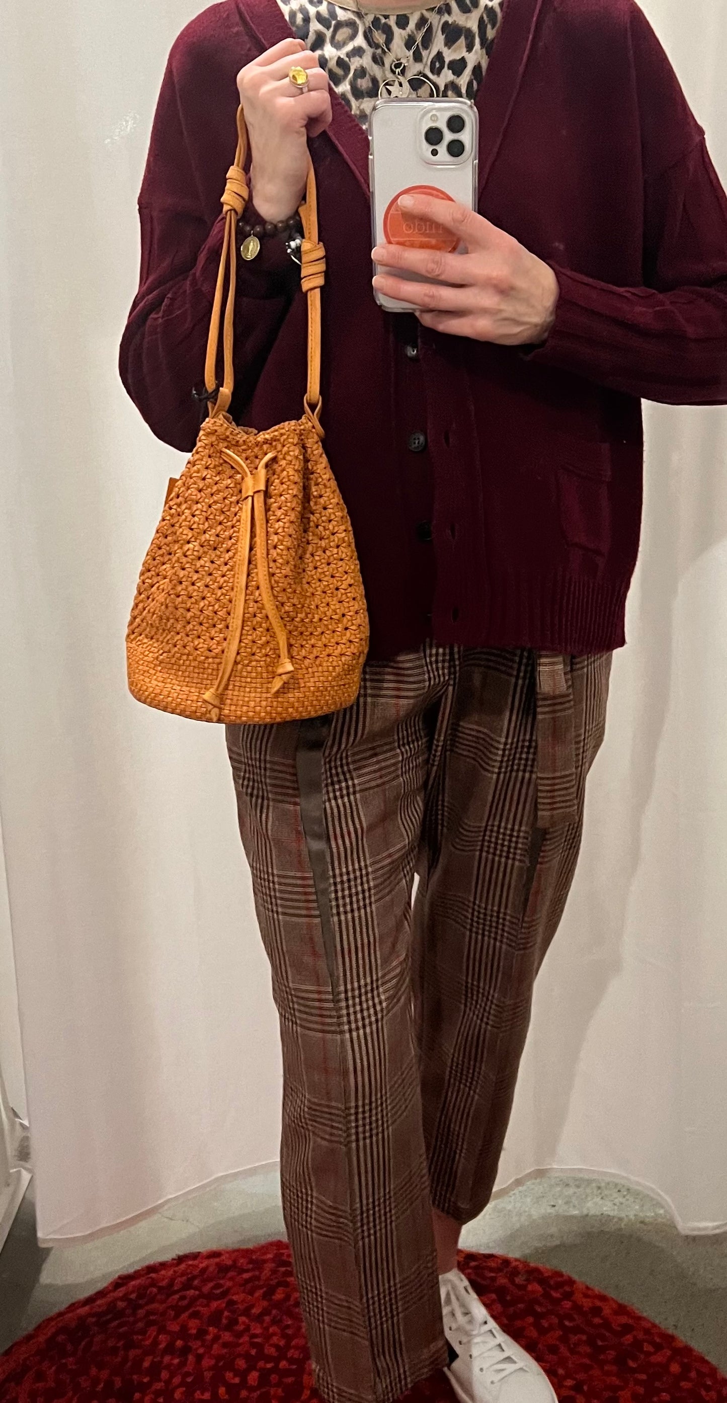 Massimo Palomba - Lucille Bucket Bag in Orange
