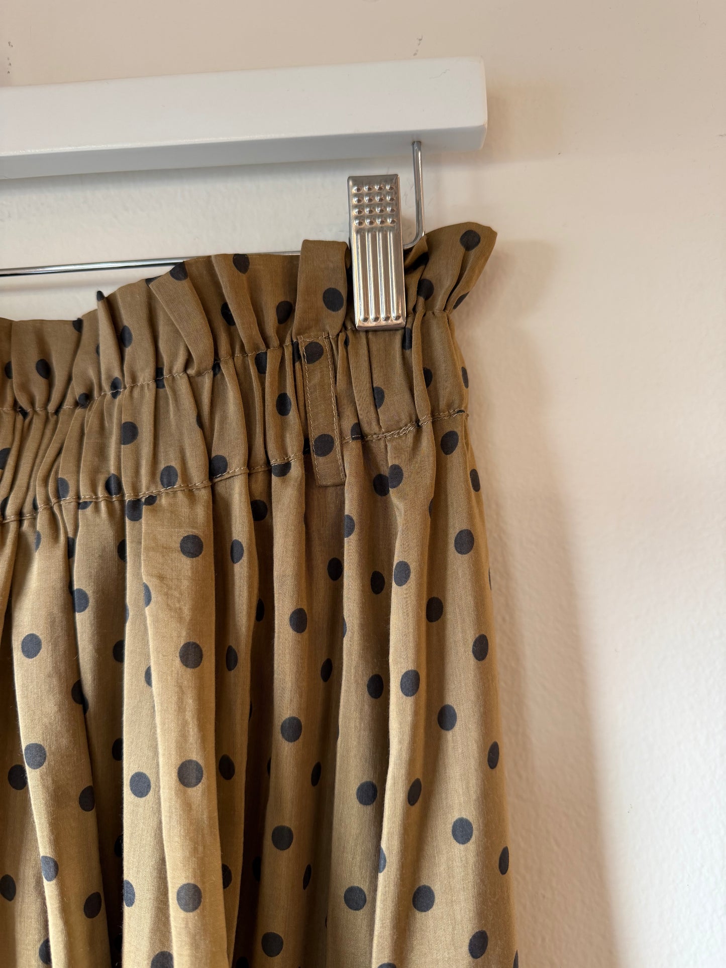 Hannes Roether - Silk Georgette Dot Skirt