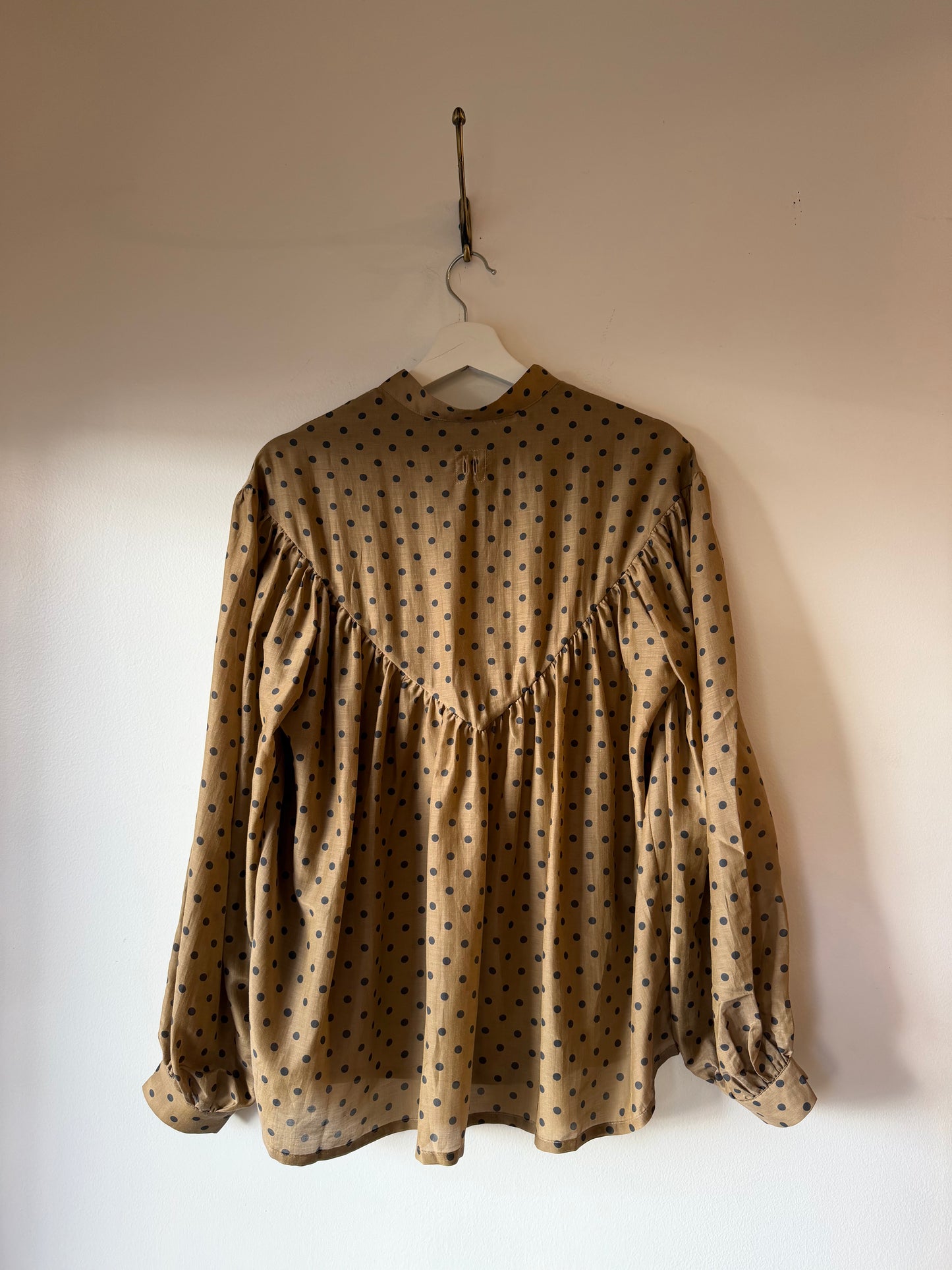 Hannes Roether - Silk Georgette Dot Blouse