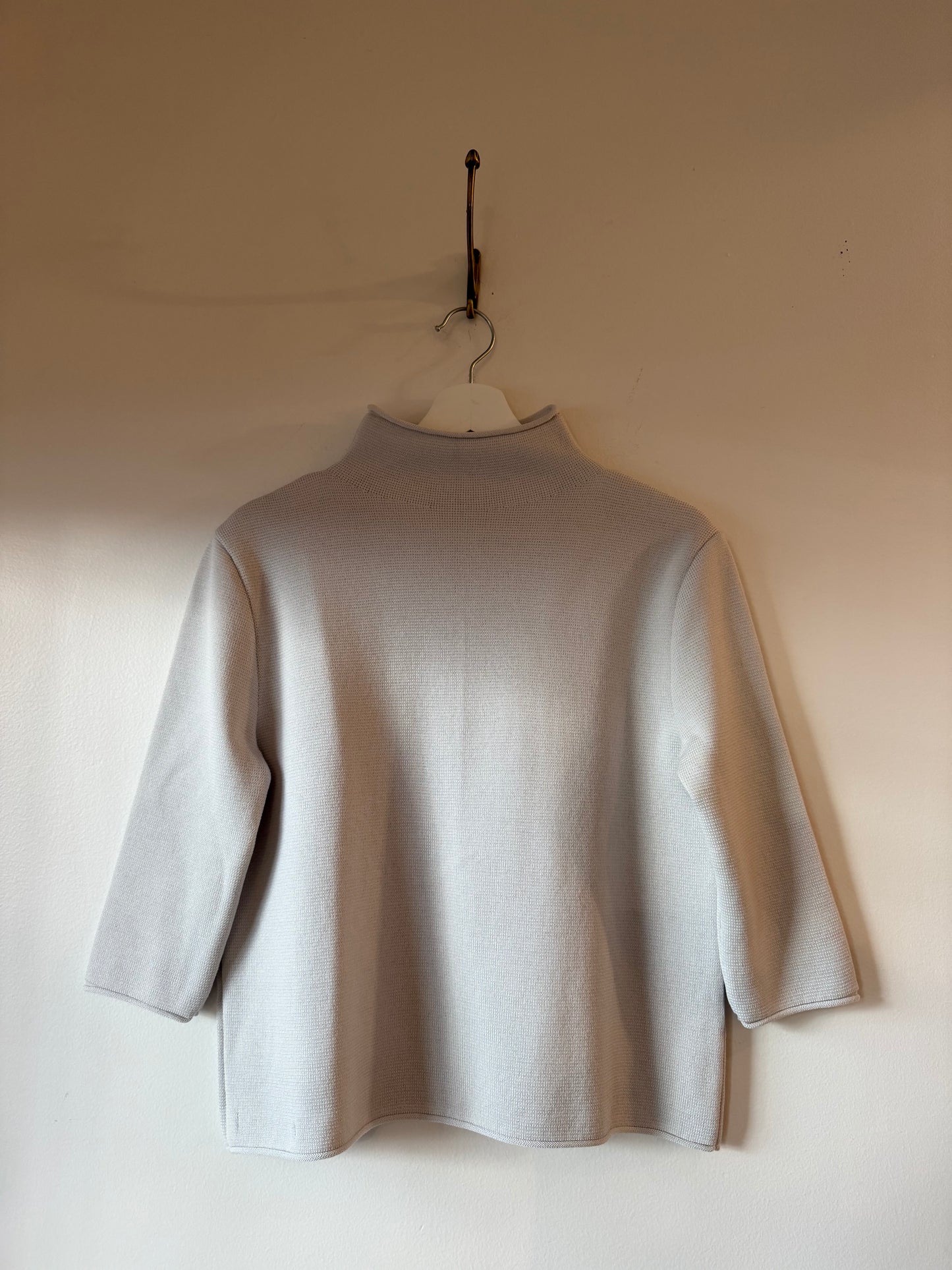 Hannes Roether - Knit Top in Pearl Grey