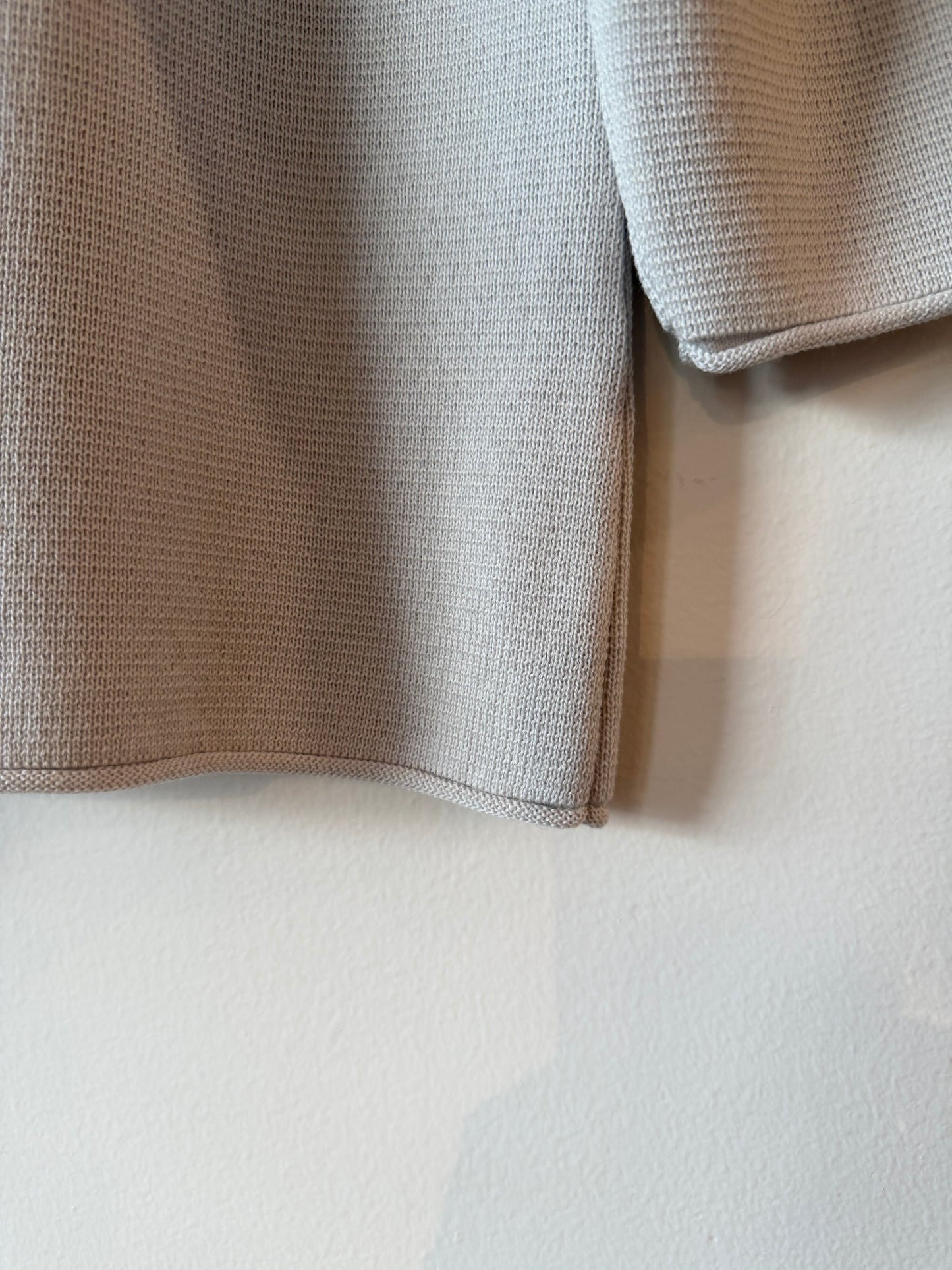 Hannes Roether - Knit Top in Pearl Grey