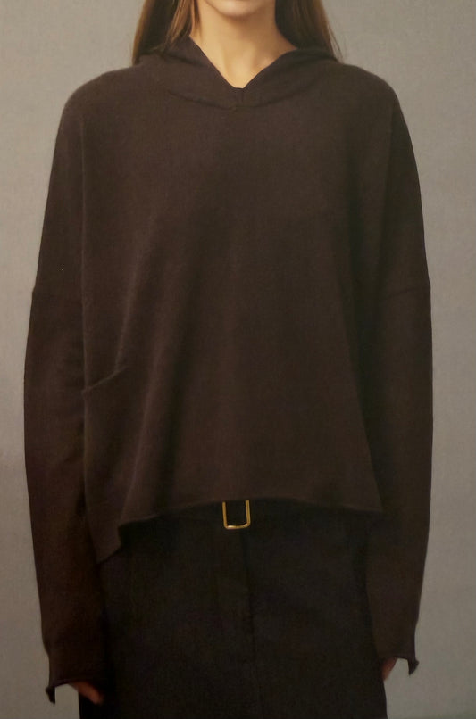 Kristensen Du Nord - Cashmere Hoodie in chocolate