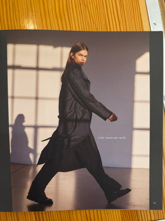 Kistensen Du Nord- Lightweight Trench Coat in Navy